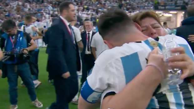 Messi y su mamá
